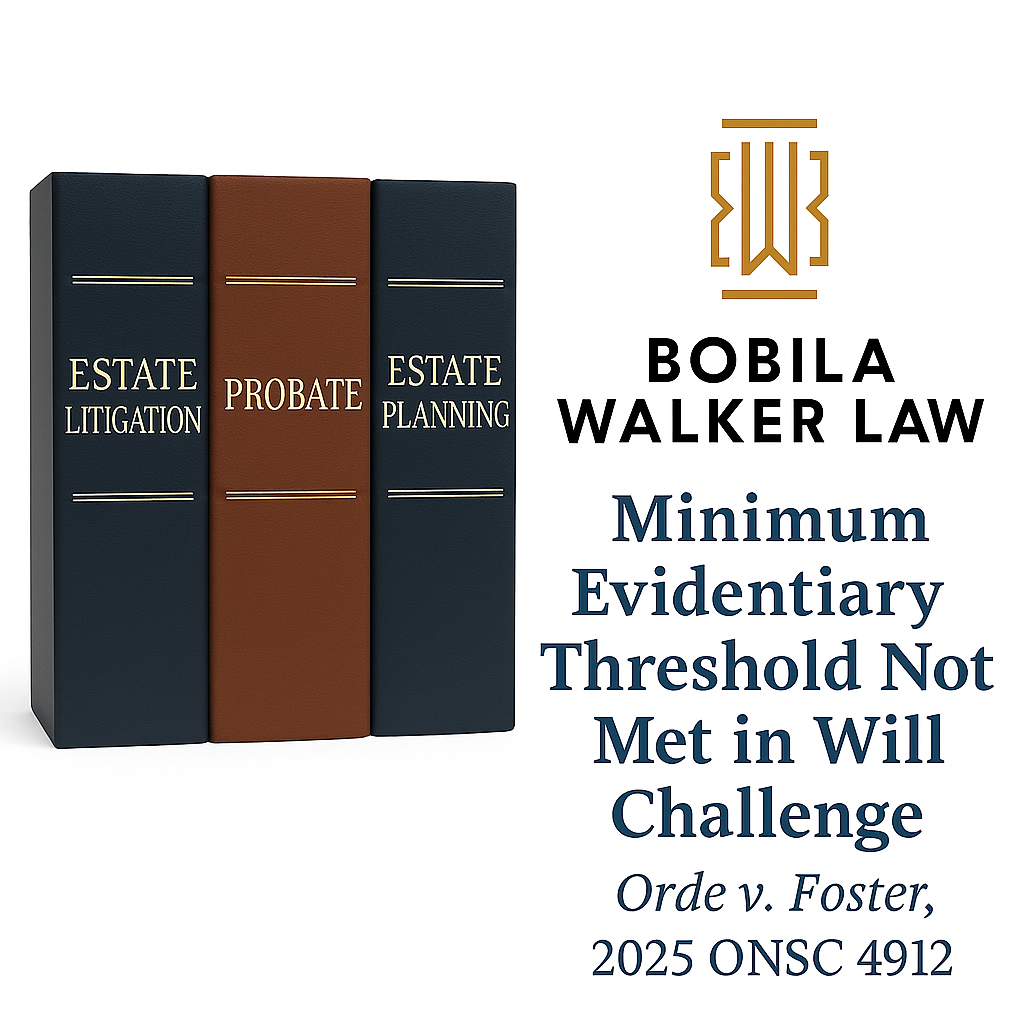 Orde v. Foster, 2025 ONSC 4912