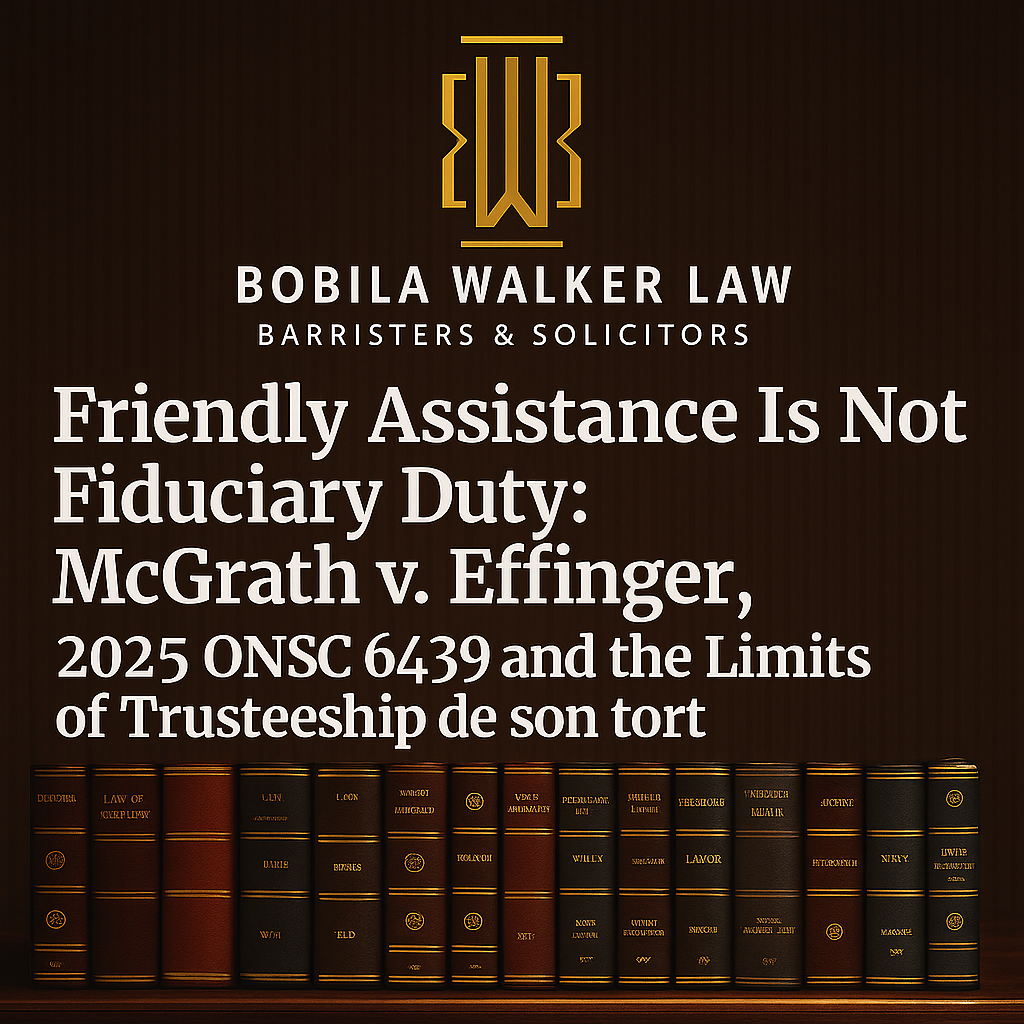 trustee de son tort Trustee de son Tort